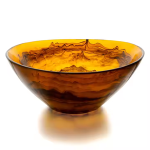 Joli bol rond en résine 2025 nouveau bol de service design pour hôtels et tables à manger, disponible au meilleur prix et au meilleur usage bols - Product Image 6