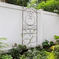 Treillis de jardin en aluminium pour la couverture des vignes, structure décorative extérieure pour pelouse et cour, aménagement paysager vertical durable au design moderne