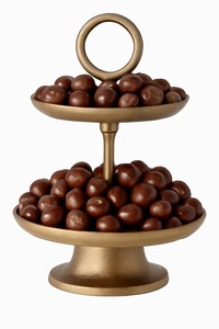 Support à gâteau en métal en fer sophistiqué pour les célébrations Vitrine élégante pour les gâteaux et les chocolats - Product Image 2