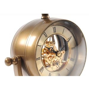 AK Brass Bánh Kim Loại Bảng Đồng Hồ Với Vòng Cơ Sở Trong Brass Hoàn Thành La Mã Quay Số Đồng Hồ Cho Văn Phòng Bàn Trang Trí Nội Thất/Bảng Trang Trí Nội Thất - Product Image 6