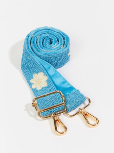 Sangle de sac à main brodée et perlée, inspirée des designers, vibrante, amusante, tendance, faite à la main, personnalisée - Product Image 6