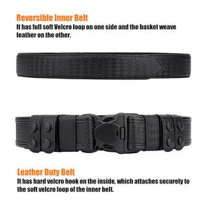 Ceinture Tactique Utilitaire en Cuir Pleine Fleur de Haute Qualité, Dernier Design, Boucle Automatique, Idéale pour le Travail en Extérieur - Product Image 4