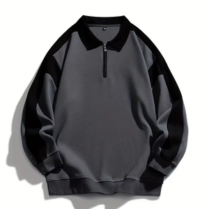 Men's Golf for <b>Shirt</b> Quick Dry Loose Casual Breathable 100% Cotton Anti-Wrinkle Print <b>Long</b> <b>Sleeve</b> Fit <b>Black</b> Design Summer Wear - Product Image 1