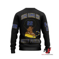 Sweat-shirt à col rond brodé pour femmes de la sororité Sigma Gamma Rho |   100% Coton Style Personnalisé