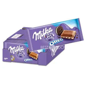 Milka巧克力甜点高山牛奶巧克力100g