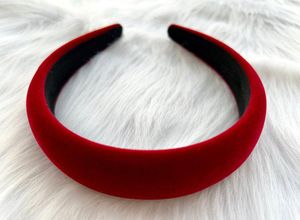 Premium Velvet <b>Headbands</b> Plain Design for Fashionable Style - Product Image 4