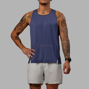 <b>Men</b> Running <b>Tank</b> <b>Top</b> High Quality Mesh Vest <b>Gym</b> Fitness Workout Outdoor Training Sportswear Manufacturer - Product Image 4