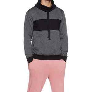 ODM unisexe streetwear hommes sweats à capuche premium respirant couleur unie polaire coton surdimensionné haute qualité prix d'usine logo personnalisé - Product Image 2