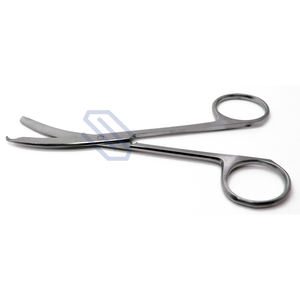 Ciseaux chirurgicaux courbés en acier inoxydable Northbent de 3,5 pouces, ensemble d'instruments manuels pour la chirurgie générale vétérinaire, réutilisables - Product Image 1