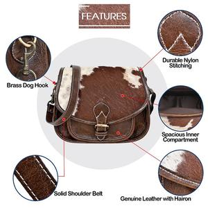 Sac à main en cuir 100% pour femmes de luxe personnalisé sac à main fourre-tout décontracté avec fermeture de couverture - Product Image 1