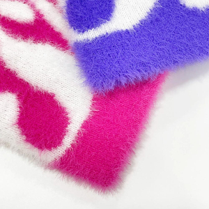 Gorros de punto de invierno Unisex, gorros suaves y cálidos con puños, gorros de punto acrílico grueso, gorros para deportes al aire libre - Product Image 2