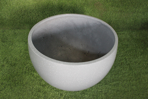 KNT Creations Lightweight Durable Fiberglass Circular Modern Classic Floor pot Offices Mall Resort Outdoor Garden Use All-Season - Product Image 4