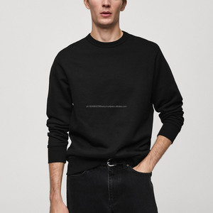 Sweatshirts vierges personnalisés de haute qualité Impression de logo Vente en gros 100% coton Pull lourd Hommes Sweatshirts à col rond - Product Image 2