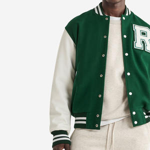 New Design top quality versity jackets <b>Men</b> And Women Varsity Jacket Top Selling Fashion Clothing Genuine Varsity Jackets - Product Image 3