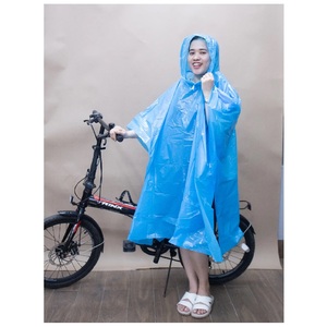 เสื้อกันฝนกันน้ำสำหรับจักรยานเสื้อกันฝนปอนโชพลาสติกยาว130ซม. เสื้อกันฝนอเนกประสงค์สำหรับผู้ใหญ่จากเวียดนาม - Product Image 1