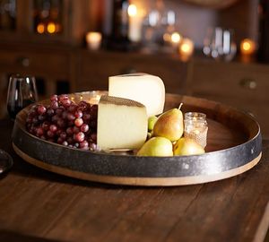 Bandeja de servicio de madera natural ligera y elegante de primera calidad para servir bebidas, comida o tablero de almacenamiento de uso decorativo - Product Image 6