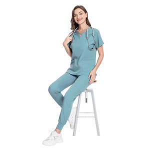Vente en gros de blouses médicales unisexes de haute qualité, uniformes d'hôpital, pantalons et hauts de jogging pour médecins et infirmières - Product Image 5