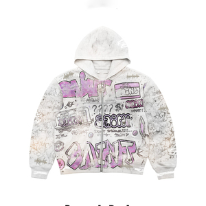 Pantalones Deportivos de Felpa Francesa de Alta Calidad, Estampados, con Pedrería, Lavados al Ácido, Gruesos, para Hombre - Product Image 2