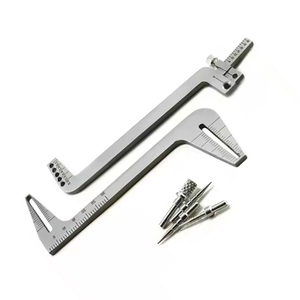 Juego de Guías para Implantes Dentales 2025, Guía de Posicionamiento, Regla de Posicionamiento para Perforación, Regla de Ángulo, Manual, Acero Inoxidable de Grado Alemán para - Product Image 2