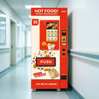 Distributeur automatique de repas chauds TCN – Kiosque commercial intelligent à chauffage rapide en 60 secondes pour pizzas, ramen et boîtes repas pour gares