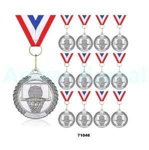 1st 2ND สถานที่3rd ยิงเหรียญรางวัลดาว-ชุด3ชิ้น (ทองเงินทองแดง) ประกอบด้วยริบบิ้น - Product Image 3