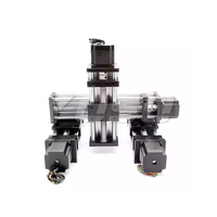 Module linéaire à vis à billes, axe optique, plateau coulissant de précision, équipement d'automatisation CNC, double axe optique, vis à billes YSF80 YSX80