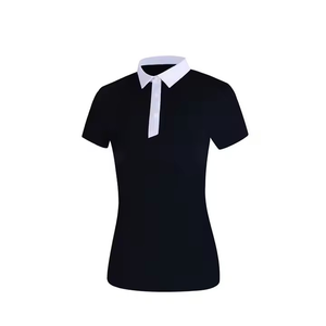 Camisas Polo al por Mayor con Botones en el Cuello, Diseño de Uniforme, Camisas de Golf Estampadas para Mujer, de China - Product Image 5