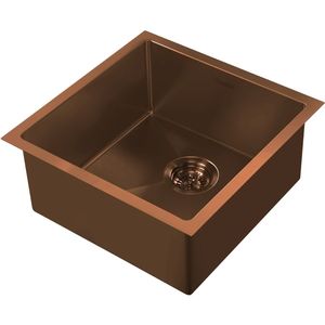 Compre un fregadero de cocina de cobre estilo granja hecho a mano para interiores de casas tradicionales rústicas con acabado natural de aspecto duradero - Product Image 5