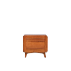 Aparador de Madera Hecho a Mano con Dos Cajones con Acabado Natural para Decoración del Hogar, Madera de Caoba - Product Image 5