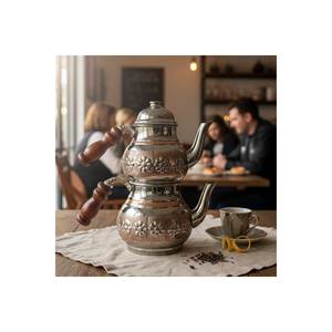 Small Classic Copper <b>Tea</b> Pot & <b>Kettle</b> - Product Image 5