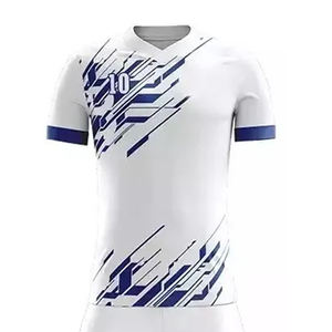 Ropa Deportiva, Conjunto de Uniforme de Fútbol para Entrenamiento, Transpirable, 100% Poliéster, Precio al por Mayor, Conjunto de Camiseta y Pantalones Cortos de Fútbol para Equipo - Product Image 4