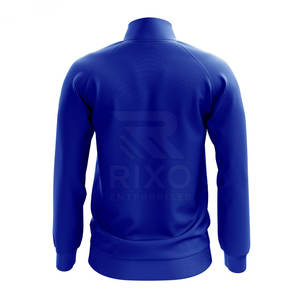 แจ็กเก็ตเทรนนิ่งสำหรับผู้ชายเสื้อเทรนนิ่งกันน้ำสีพื้นออกแบบได้ตามที่ต้องการ - Product Image 2