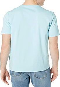 เสื้อยืดแขนครึ่งแขนสำหรับผู้ชายเสื้อแฟชั่นผ้าโพลีเอสเตอร์100% คุณภาพสูงระบายอากาศได้ดีดีไซน์ขนาดใหญ่พิเศษติดโลโก้ตามสั่ง - Product Image 3