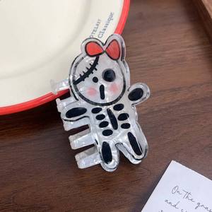 Pinzas para el Cabello de Halloween para Mujer |   Accesorios para el Cabello con Forma de Dibujos Animados Divertidos |   Accesorio para la Cabeza de Estilo Kawaii Espeluznante para Fiestas de Disfraces, Regalo - Product Image 4