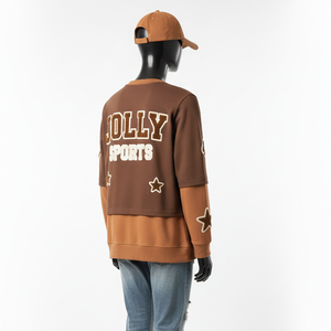 Camisetas de Mujer de Primera Calidad, Casuales, de Doble Capa, Manga Larga, con Estampado Moderno, de Algodón, Transpirables, de Doble Capa, Gran Venta - Product Image 5