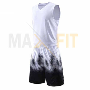 เซ็ตชุดบาสเก็ตบอลผ้าเจอร์ซีย์ชุดบาสเก็ตบอลไซส์พิเศษผ้าโพลีเอสเตอร์ระบายอากาศได้ดีสี100% ตามสั่งแบบมืออาชีพ - Product Image 5