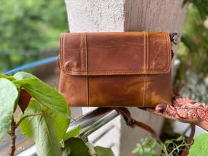 Sac à bandoulière en cuir uni pour femmes, sacs à main élégants pour femmes - Product Image 3