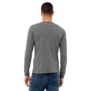 Airlume – T-Shirt à manches longues 52% coton peigné et à anneau, 48% Poly 32 simple 4.2 oz Deep Unisex - Product Image 3