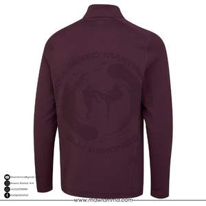 Custom Embroidered Logo Unisex Quarter Zip <b>100</b>% Cotton Breathable Sweatshirt OEM High Quality Winter Outdoor Pullover Streetwear - Product Image 6