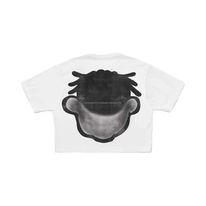เสื้อยืดผู้ชายผ้าฝ้าย100% กราฟิกทรงโอเวอร์ไซส์ - Product Image 2