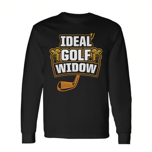 Long Sleeve Promotional Golf T-Shirt for <b>Wives</b> and Widows for Golfing Couples - Product Image 3