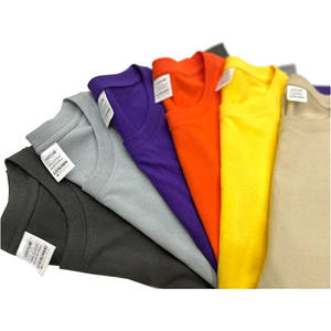 Camiseta informal de lona para correr de poliéster 100% al por mayor de secado rápido con logotipo personalizado impreso y bordado manga corta transpirable - Product Image 5