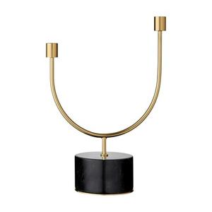 Chandelier en laiton finition or de forme personnalisée bougeoir simple avec design tendance de luxe style unique pour Noël - Product Image 4