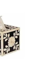 Elegante soporte de tejido de madera con incrustaciones de hueso moderno ecológico hecho a mano para oficina y espacios de vida - Product Image 5