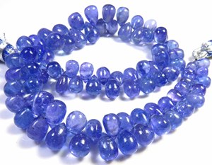 ลูกปัดพลอยแทนซาไนต์สีน้ำเงินทรงหยดน้ำ ขนาด 9 นิ้ว ความยาว 6-9 มม. คุณภาพสูง ธรรมชาติ เรียบเนียน แบบเปลือกหอย สำหรับทำเครื่องประดับ DIY - Product Image 6