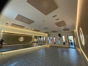 Chauffage infrarouge pour studio de yoga 1200W, étanche, mural, commande intelligente, chauffage rapide en cristal de carbone, design compact - Product Image 6