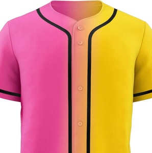 Maillot de baseball durable pour sports d'équipe avec couleurs et logo personnalisés, anti-UV, séchage rapide, respirant pour hommes adultes, performance - Product Image 4