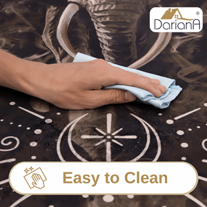 Premium Suede Yoga <b>Mat</b> Elephant Design Purple 183 × 61 cm Thick 3 mm Thick Natural Rubber Non Slip Yoga Pilates Fitness <b>Mat</b> - Product Image 4