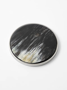 Dessous de verre en corne de buffle de luxe naturel Tapis de table en corne de boeuf carrée de haute qualité pour tasse de bière, café, thé, usage domestique - Product Image 5