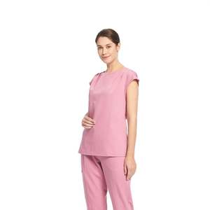 Tenues médicales de qualité supérieure pour médecins et infirmières, ensembles de blouses médicales pour femmes, 100% coton, écologiques, respirantes, confortables, pour l'hôpital - Product Image 4